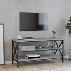 Mobile porta tv grigio sonoma 100x40x50 cm in legno multistrato