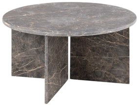 Tavolino rotondo in marmo grigio ø 90 cm Vega - Actona