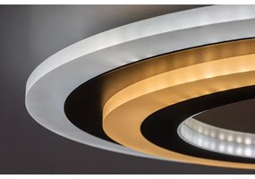 Rabalux 71314-LED lampada da soffitto dimmerabile TANELI 56W/230V 3000/4000/6000K cromo/nero+telecomando