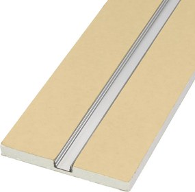 Cartongesso con Profilo in alluminio Integrato - Resistente all'Umidità Variante Lunghezza 2 Metri