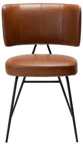 Sedia da pranzo marrone cognac Roost - DAN-FORM Denmark