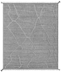 Tappeto orientale 310x260 Nero (Pakistan) Annodato A Mano