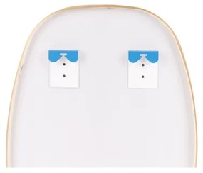 Globo B992548 - Specchio da parete 50x75 cm, dorato