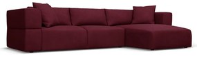 Divano angolare bordeaux, angolo destro Esther - Milo Casa