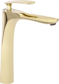 Rubinetto da lavabo Rea Orbit Gold High
