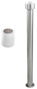 Paletto da Giardino 100cm acciaio INOX IK06 IP54 - base E27