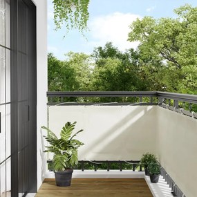 Paravento Da Balcone Crema 75x1000 Cm 100% Poliestere Oxford /