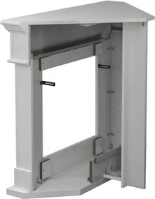 Camino a bioetanolo angolare biocamino da terra ad angolo FORD Bianco L110 x P63 x H102