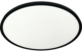 Plafoniera a LED LED/40W/230V 3000/4000/6500K Ø 50 cm nera