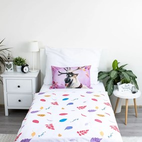 Set copripiumino e federa da bambini in cotone per culla 100x135 cm Frozen "Wind" – Jerry Fabrics