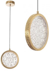 Lampadario a Sospensione in Cristallo LED G089-1CP Złota
