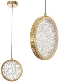 Lampadario a Sospensione in Cristallo LED G089-1CP Złota