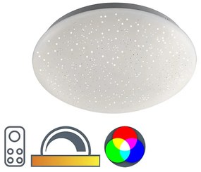 Plafoniera moderna bianca effetto stella LED - BEX