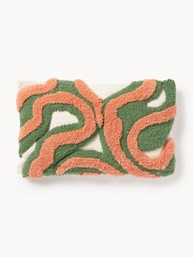 Copricuscino fatto a mano con design trapuntato Jiri