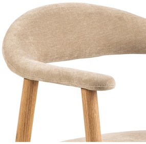 Sedia da pranzo beige/di colore naturale Addi – Actona