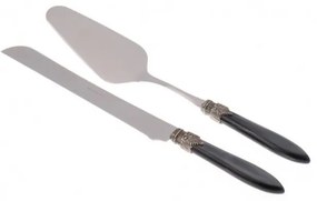 Posate Laura Set 2 Pz Pala e Coltello Torta - Manico Perlato Rivadossi