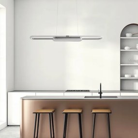 Rabalux 72031 - Lampadario LED a sospensione con filo CONTESSA LED/48W/230V 4000K cromo