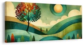 Quadro su tela – Paesaggio in tonalità naturali