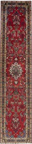 Hamedan Tappeto 90 x 420 Rosso (Iran) Annodato A Mano