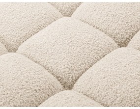 Modulo divano in bouclé beige (angolo destro) Bellis - Micadoni Home