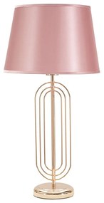 Lampada da tavolo rosa, altezza 64 cm Krista - Mauro Ferretti