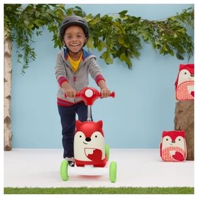 Skip Hop - Bici a spinta 3in1 ZOO volpe 3xAAA