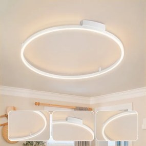 Brilagi - Lampada LED dimmerabile PORTOFINO LED/60W/230V Ø 80 cm bianca + telecomando