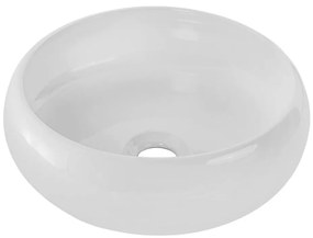 COMAD UN-WIKI-SW - Lavabo da appoggio WIKI ø 36 cm ceramica bianco lucido