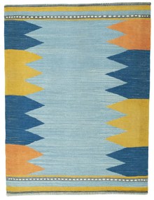 Kilim Tappeto persiano 110 x 80 Blu (Iran) Tessuto A Mano