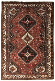 Shiraz Tappeto 250x170 Rosso (Iran) Annodato A Mano