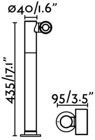 FARO 70783 - Lampada LED da esterno SPY-2 LED/6W/230V IP65