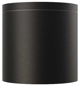 Applique da soffitto IP54 GU10 in Alluminio e Vetro - Nera Colore del corpo Nero