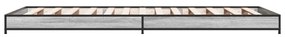 Giroletto grigio sonoma 100x200 cm legno multistrato e metallo