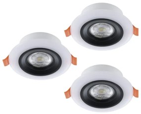 Eglo 901118- SET 3xLED RGB Lampada da bagno dimmerabile CALONGE 3,8W/230V IP44 + +TC