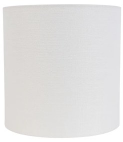 Paralume in tessuto bianco 25/25/25