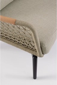 Divano da giardino marrone chiaro in acacia massiccia Eulero – Bizzotto