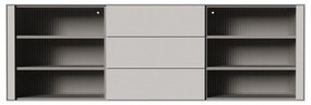 Cassettiera sospesa grigio chiaro 180x79 cm Edge by Hammel - Hammel Furniture