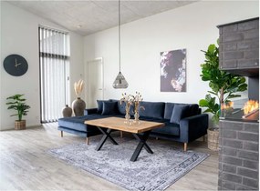 Tavolino con piano in rovere massiccio , 120 x 70 cm Toulon - House Nordic