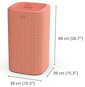 Cesto portabiancheria in tessuto rosa 60 l Tota Pop - Joseph Joseph