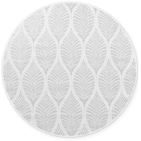 Tappeto da interno/esterno rotondo grigio/avorio ø 160 cm Duet Liora – NORTHRUGS