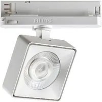 Proiettore Square Pov Metallo Bianco 1 Luce 22W 3000K Luce Calda