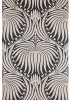 Farrow & Ball Carta da parati Lotus - Off-Black/ Charleston Gray