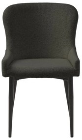 Sedia da pranzo grigio scuro Ontario - Unique Furniture