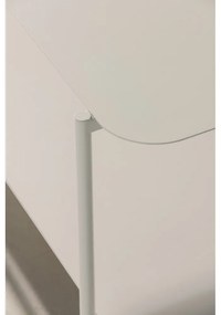 Tavolino da salotto color crema in metallo 58x90 cm Beatrix – MOME