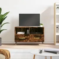 Mobile Porta TV Rovere Fumo 80x36x50 cm in Legno Multistratocod mxl 80910