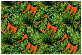 Carta da parati Foglie tropicali 104x70 cm