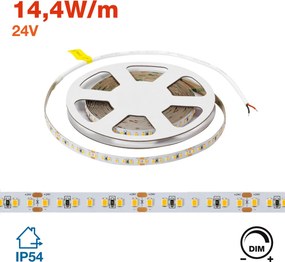 Striscia LED 24V 144W/m per Formaggi e Pasta CRI95 - IP54 - 5 metri