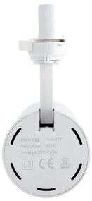 Faro LED 42W per Binario Trifase 38° + 60° Bianco PHILIPS Xitanium CRI92 Colore Bianco Freddo 6.000K