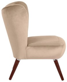 Poltrona beige Velluto Sari - Max Winzer