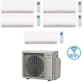 Daikin - Climatizzatore garanzia italia Comfora wifi incluso Penta Split Inverter 9000 + 9000 + 9000 + 9000 + 9000 btu con u.e. 5MXM90A9 Classe